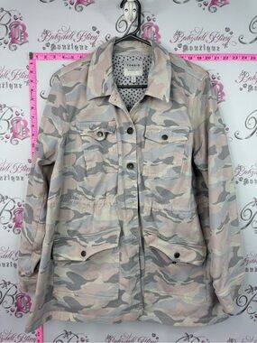 torrid camo jacket coat Pink & Gray Camo Utility Jacket